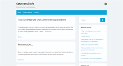 Desktop Screenshot of cetateanul.info